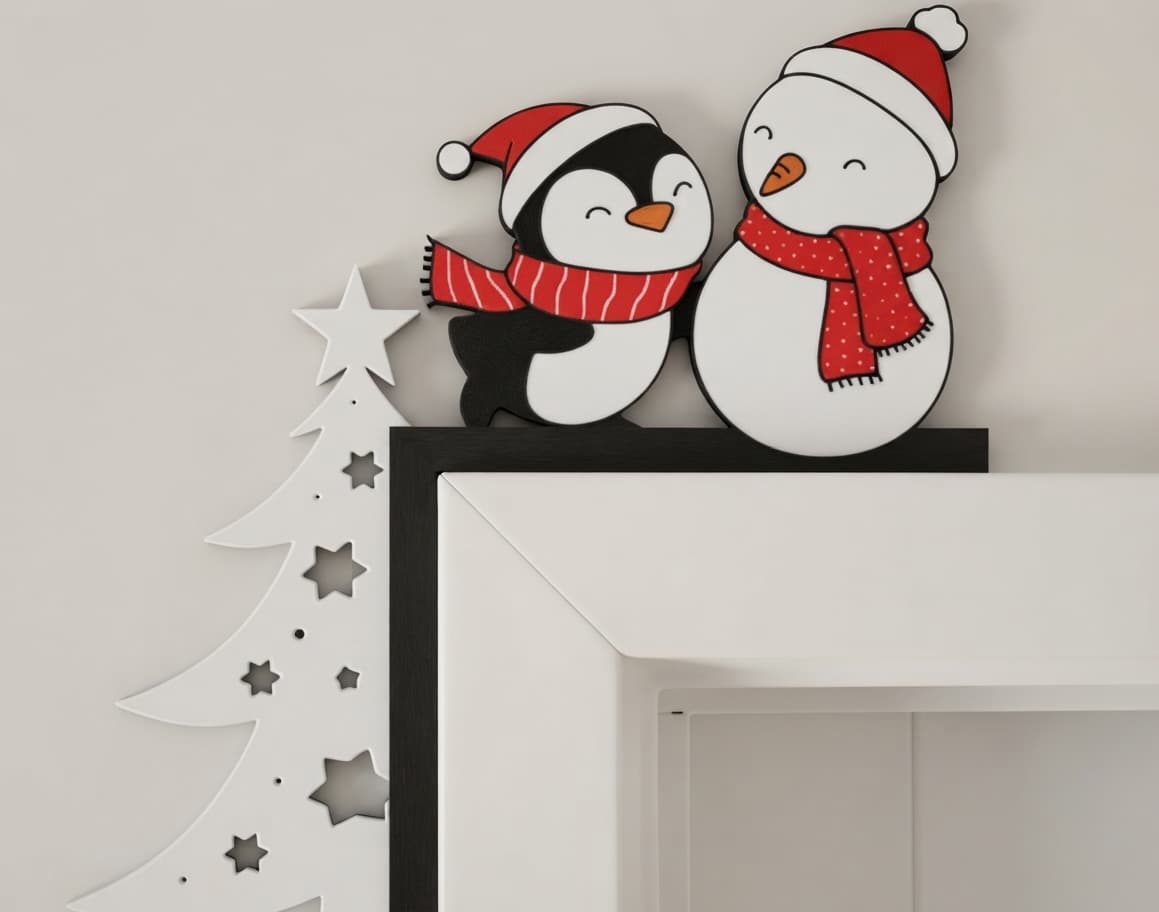 Esquinero Navideño Puerta