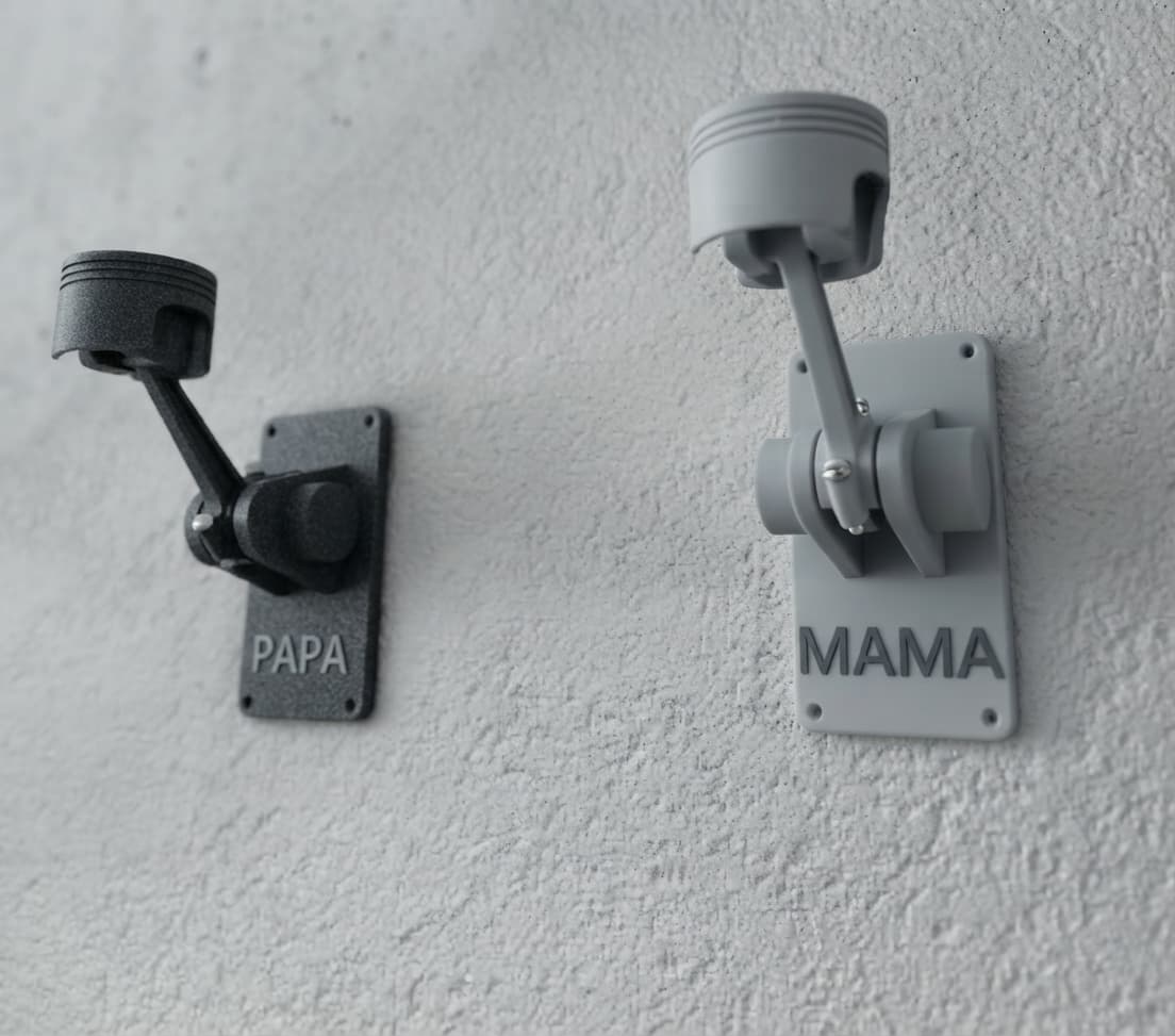 Soporte para Casco Piston/Mama/Papa