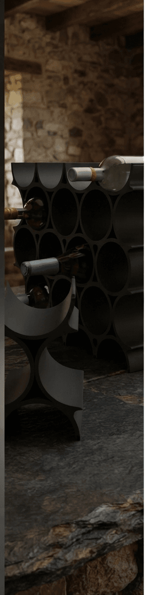 Expositor Modular para Vinos “Celda Infinita”