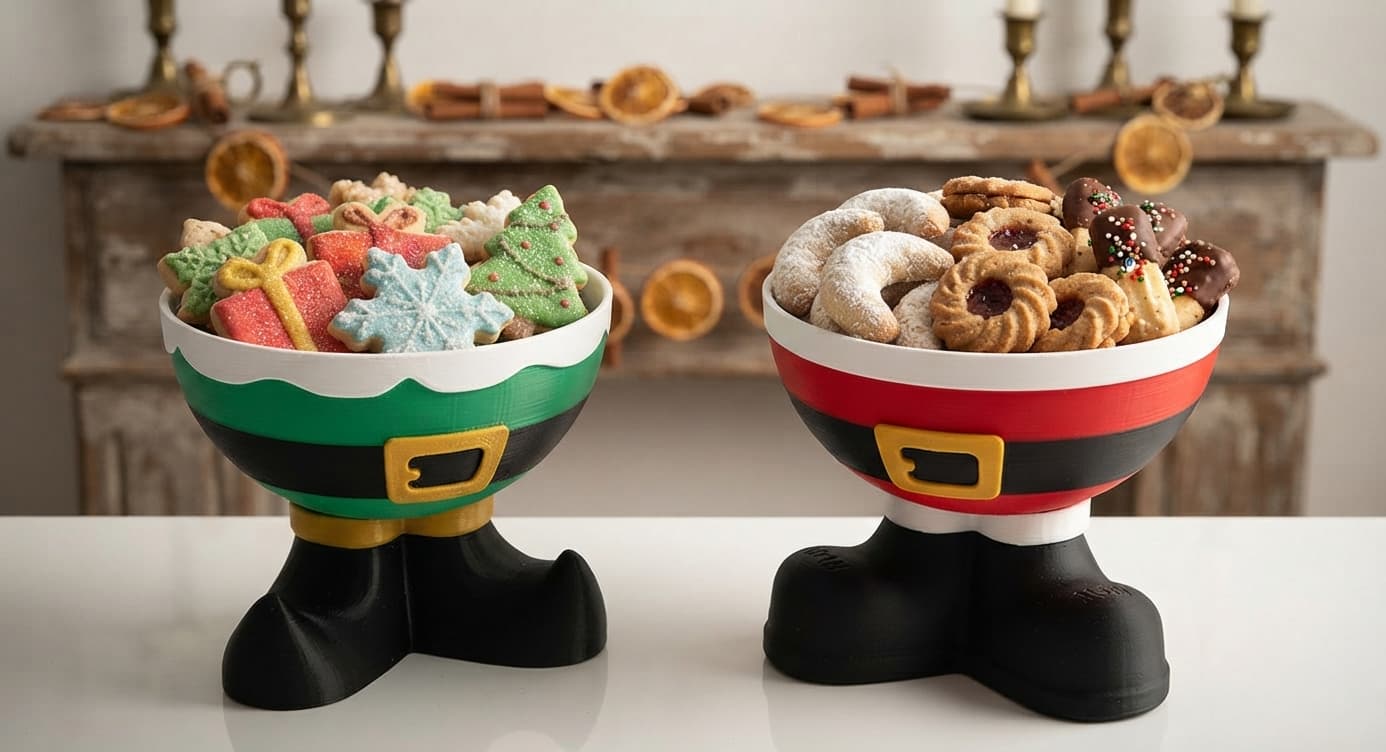Porta Galletas Santa