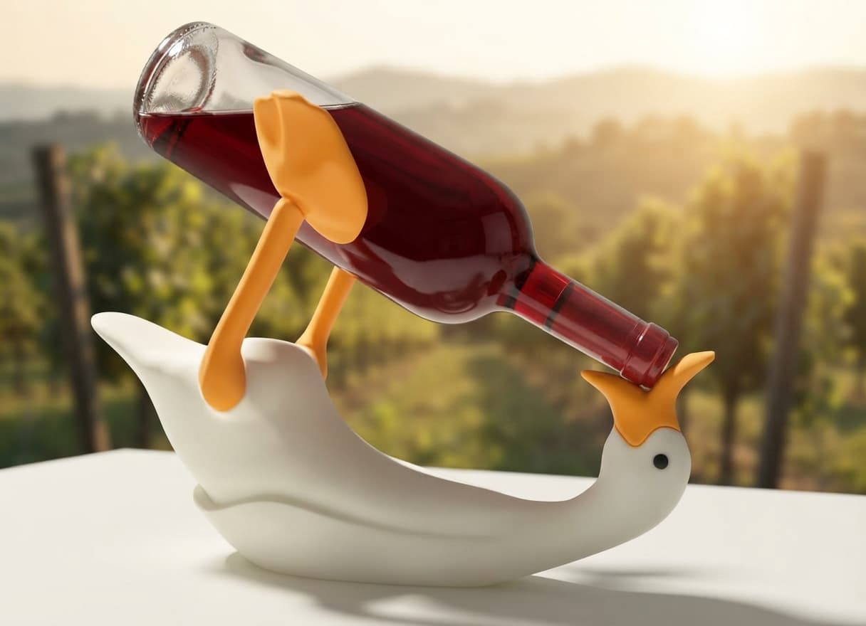 Porta Botella de Vino Ganso