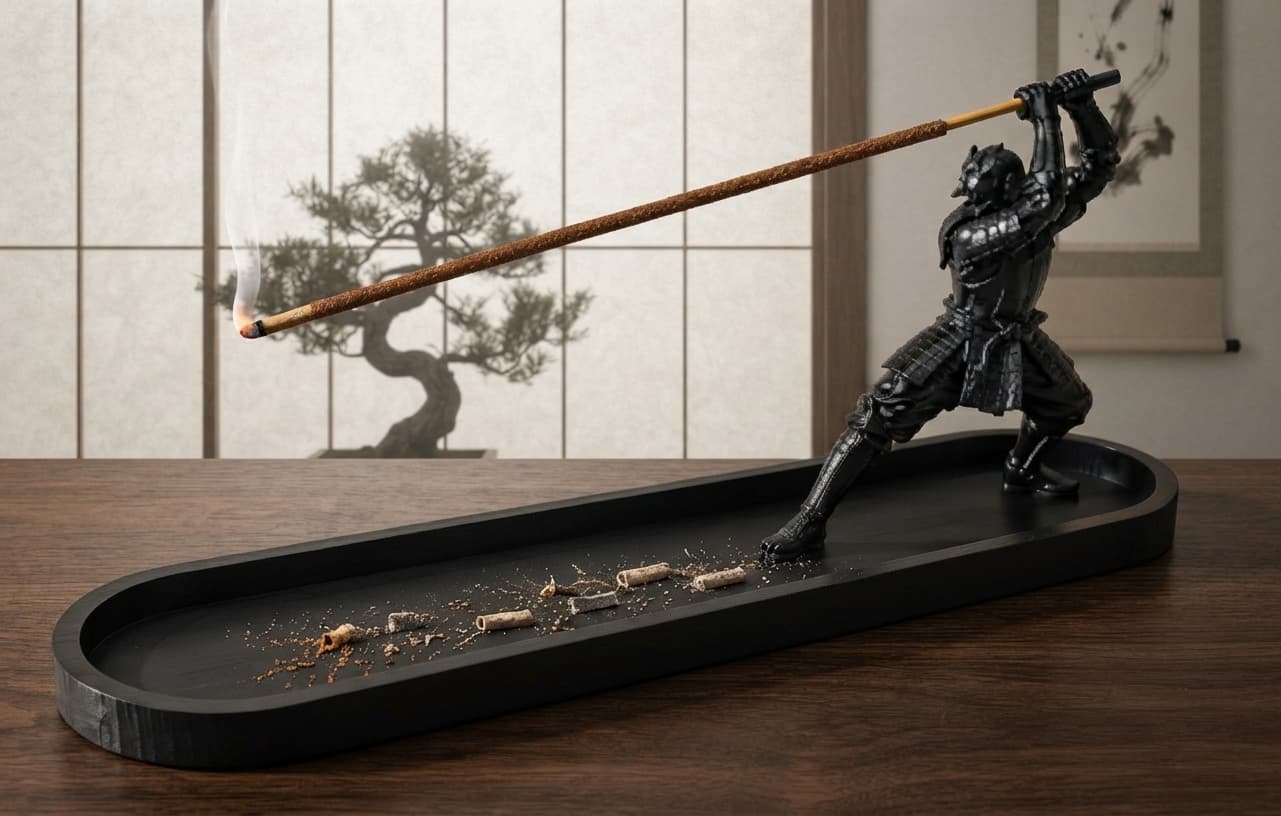 Soporte de Incienso Samurai